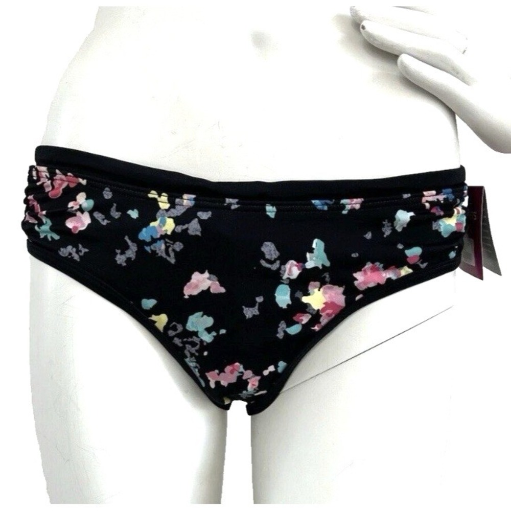 Skirtsports Stretch Lined Bikini Bottom Size Medium High Dive Dark Delight NWT